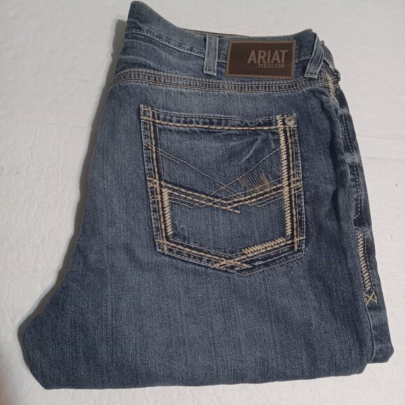 Ariat Men's M5 Straight Fit Ridgeline Straight Leg Jeans 38x34 10012703 - Picture 1 of 8